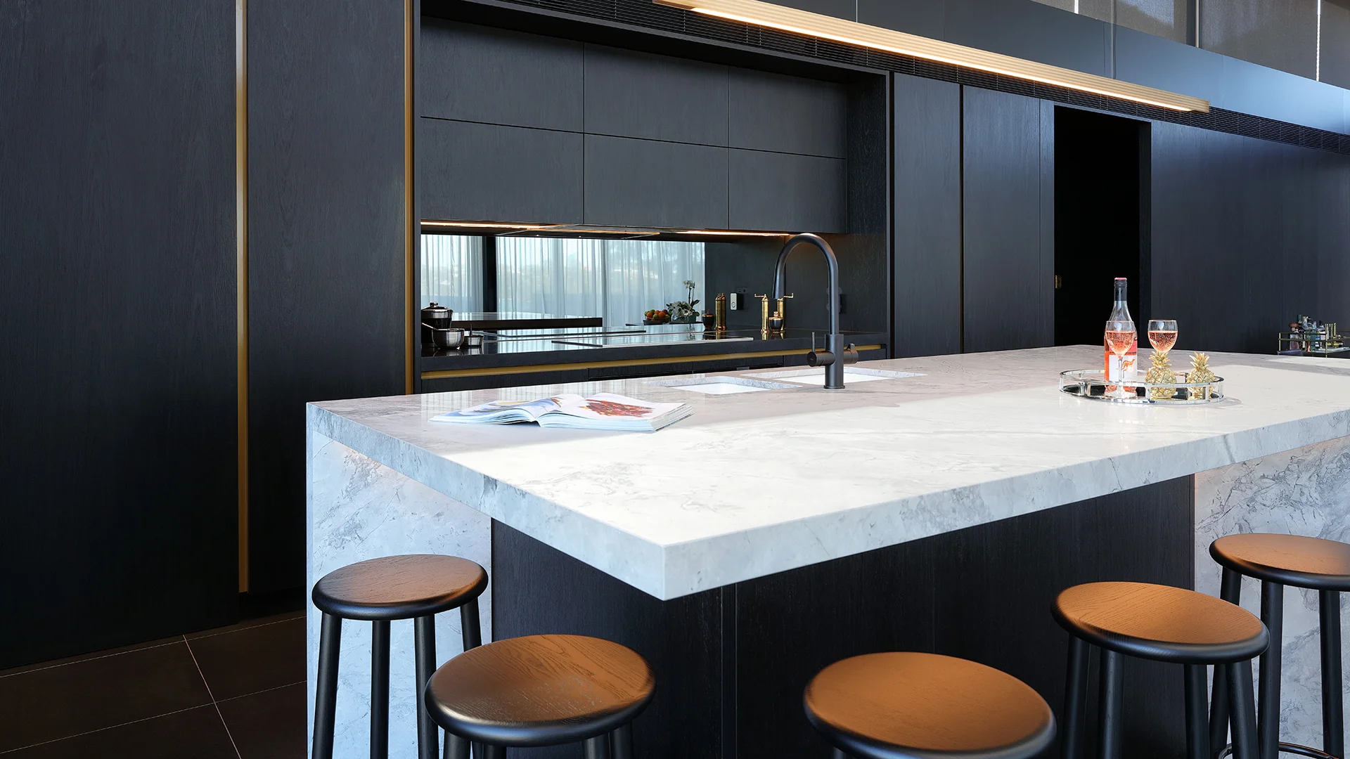 Drummoyne Kitchen featuring NAVLAMTM Black Pearl